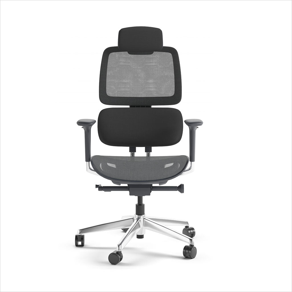adjustable office chair with mesh seat