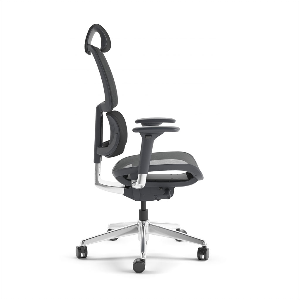 adjustable office chair with mesh seat