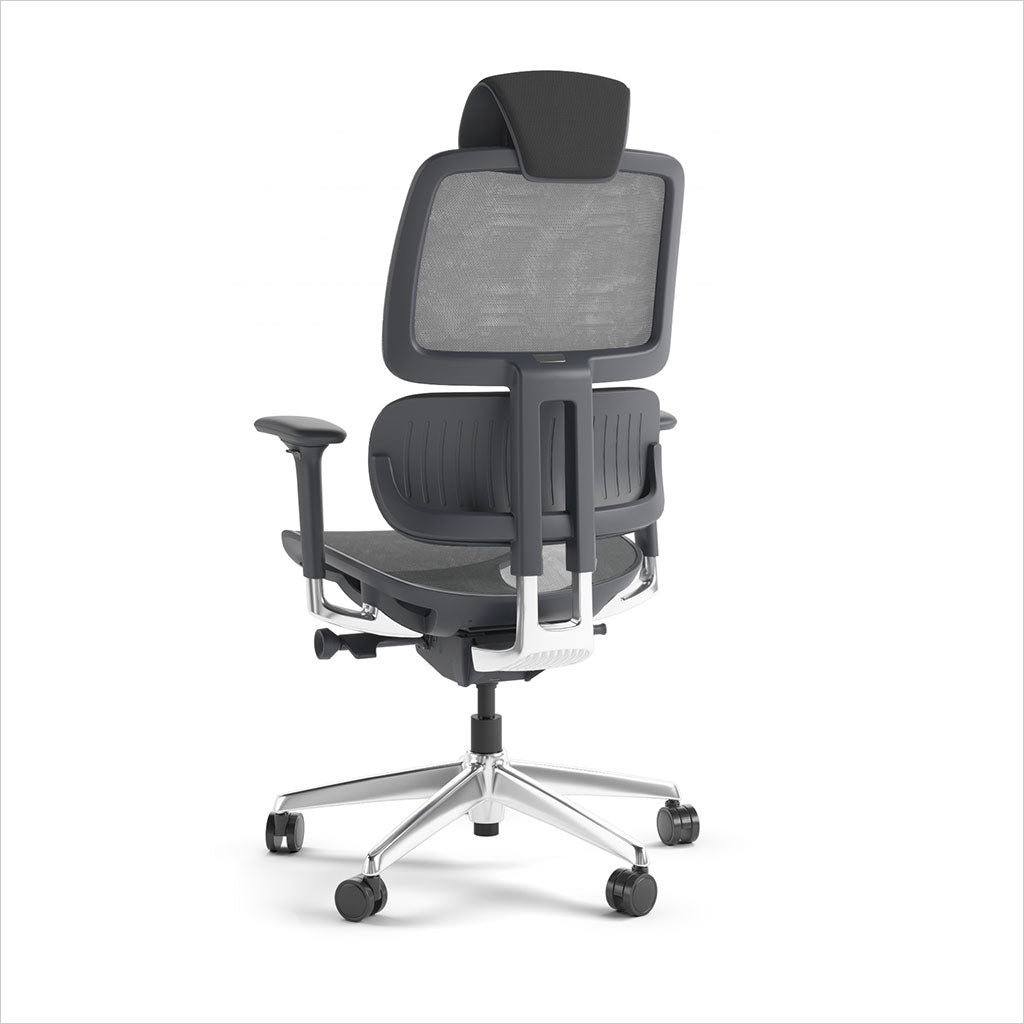 adjustable office chair with mesh seat