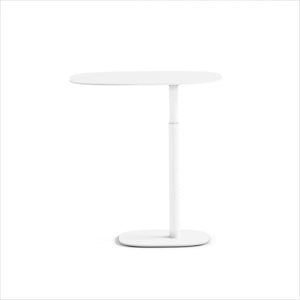 adjustable laptop table in white