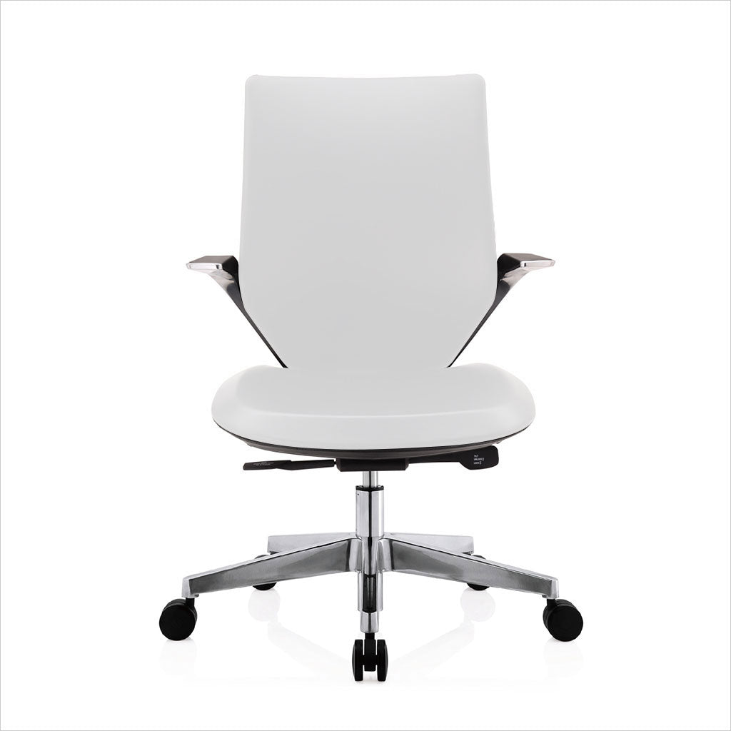 low back office chair with castors