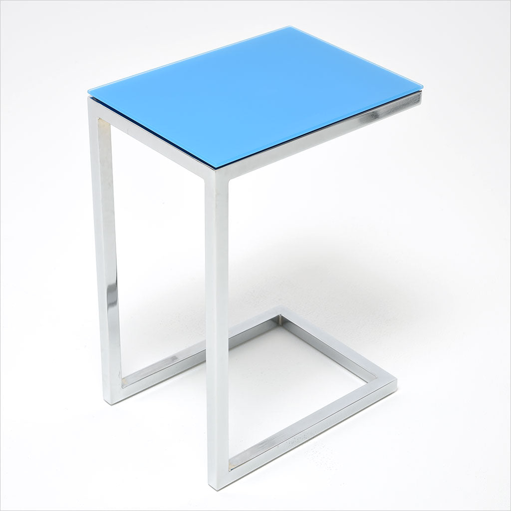 cantilevered accent table