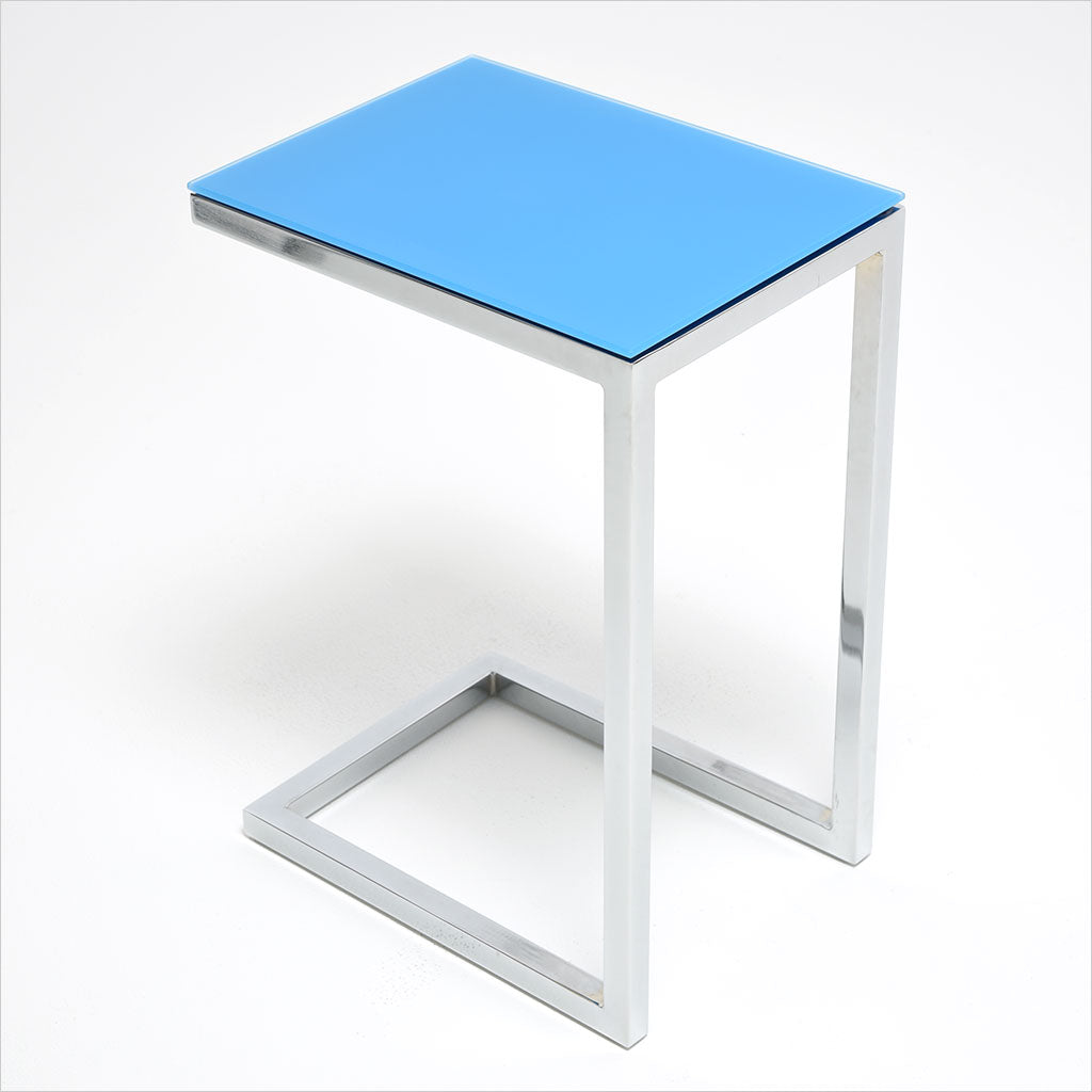 cantilevered accent table