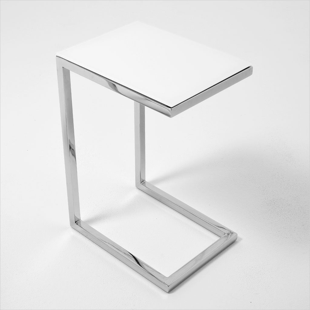 cantilevered accent table