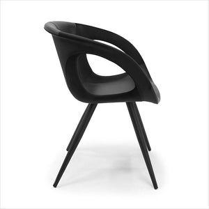 black dining chair