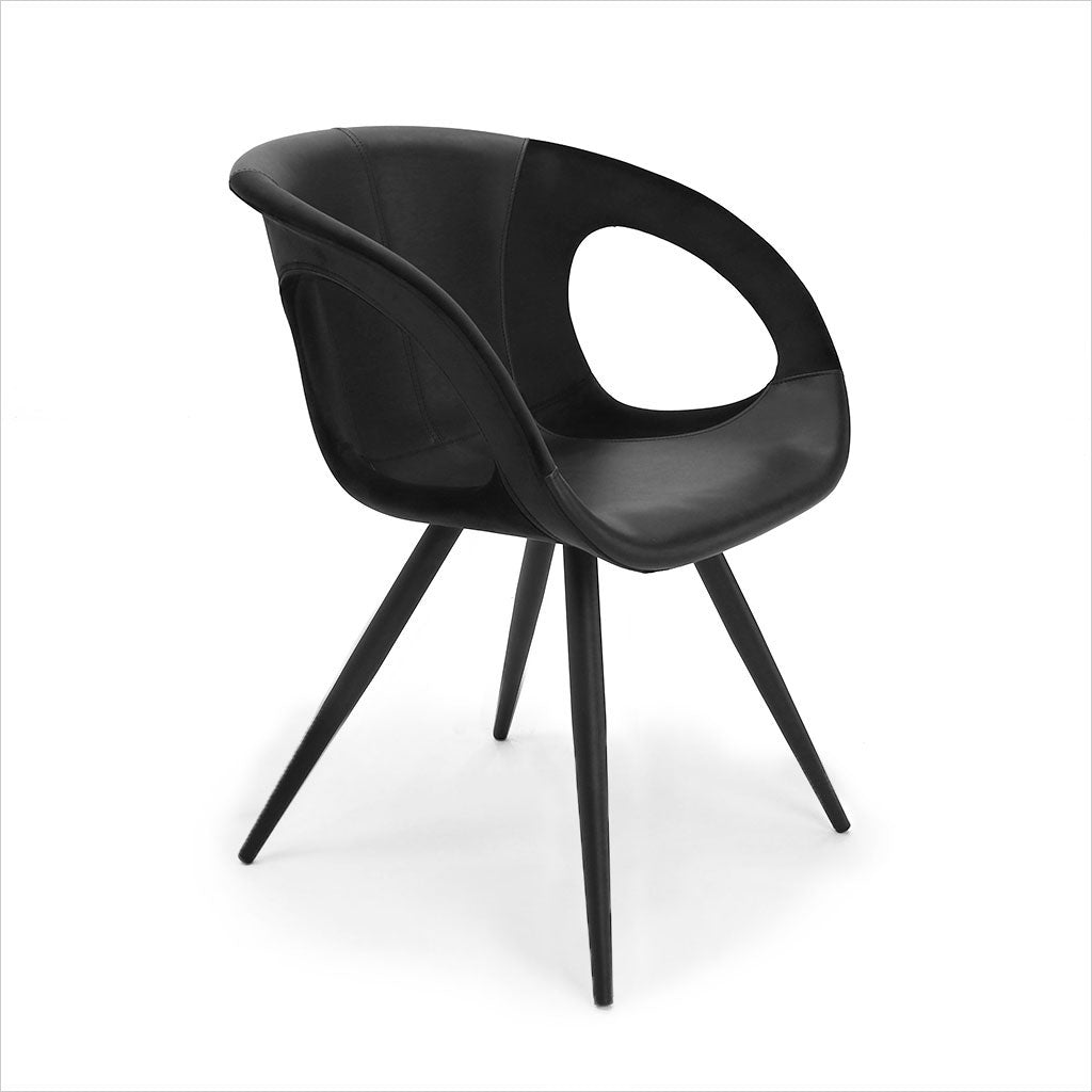 black dining chair