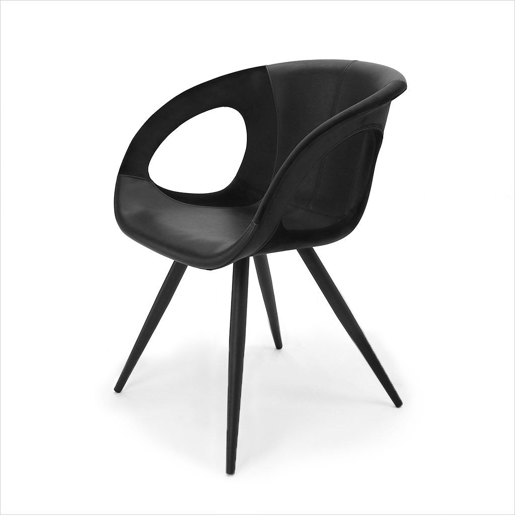 black dining chair