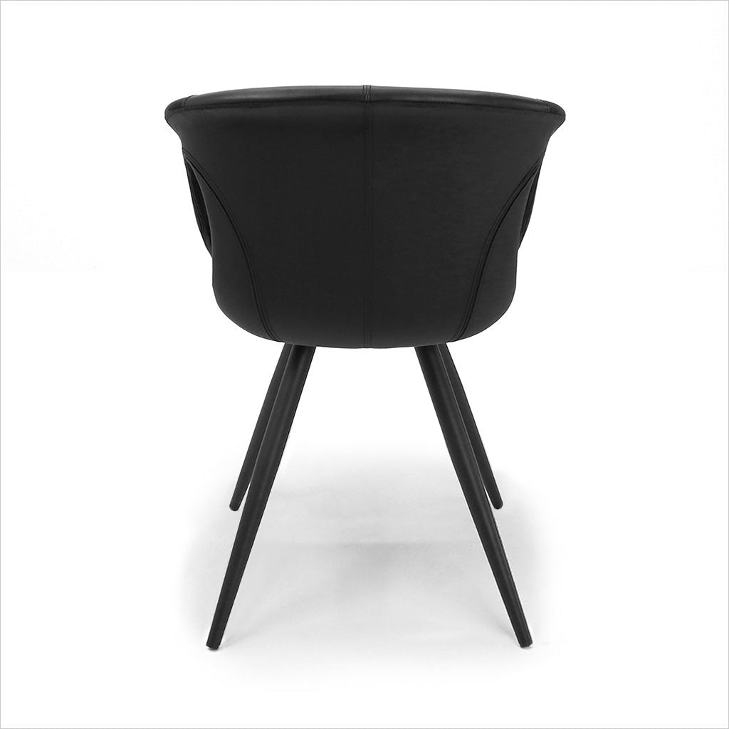black dining chair