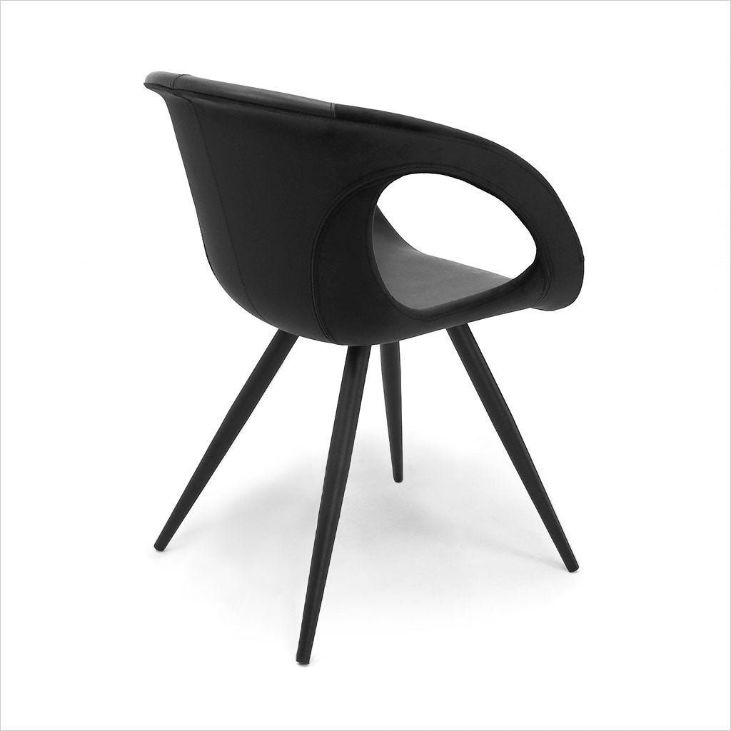 black dining chair