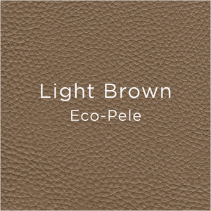 light brown eco-pele leather textile swatch