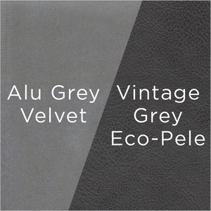 alu grey velvet and vintage grey eco-pele swatch