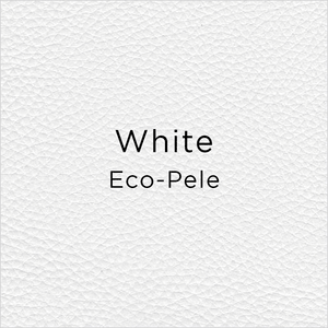 white eco-pele leather textile swatch