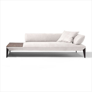 white  leather sofa