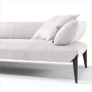 white  leather sofa