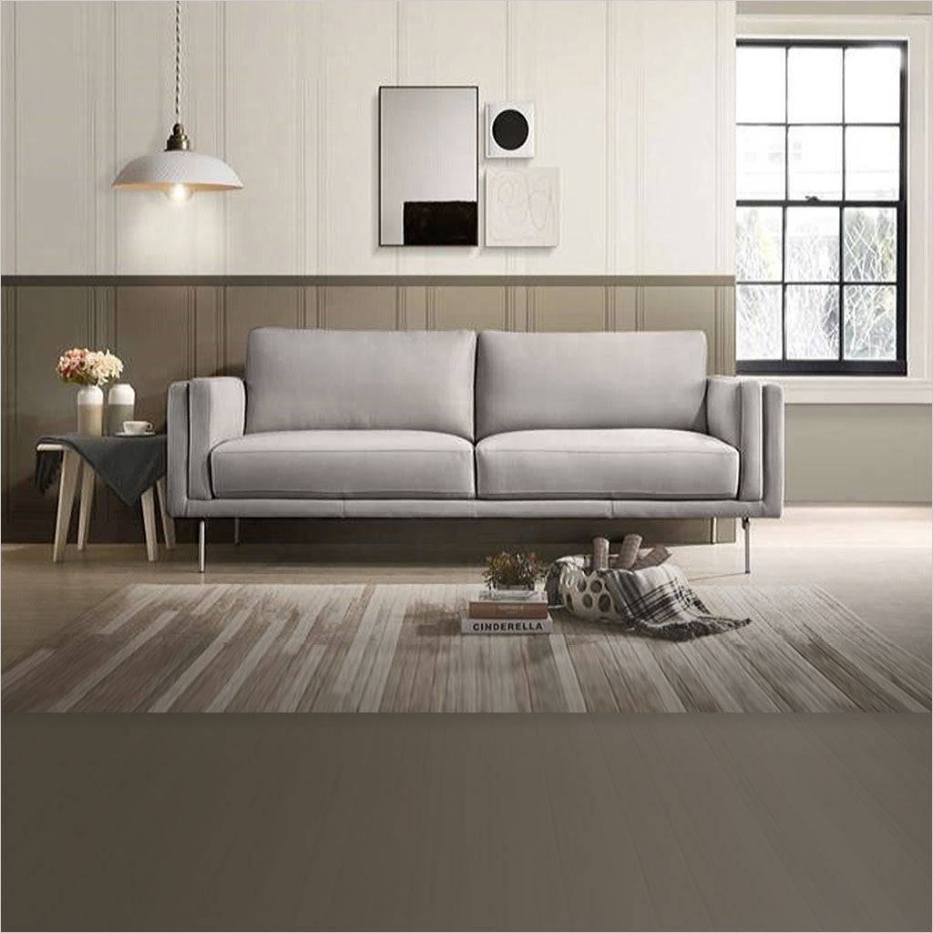 leather 2-seater sofa