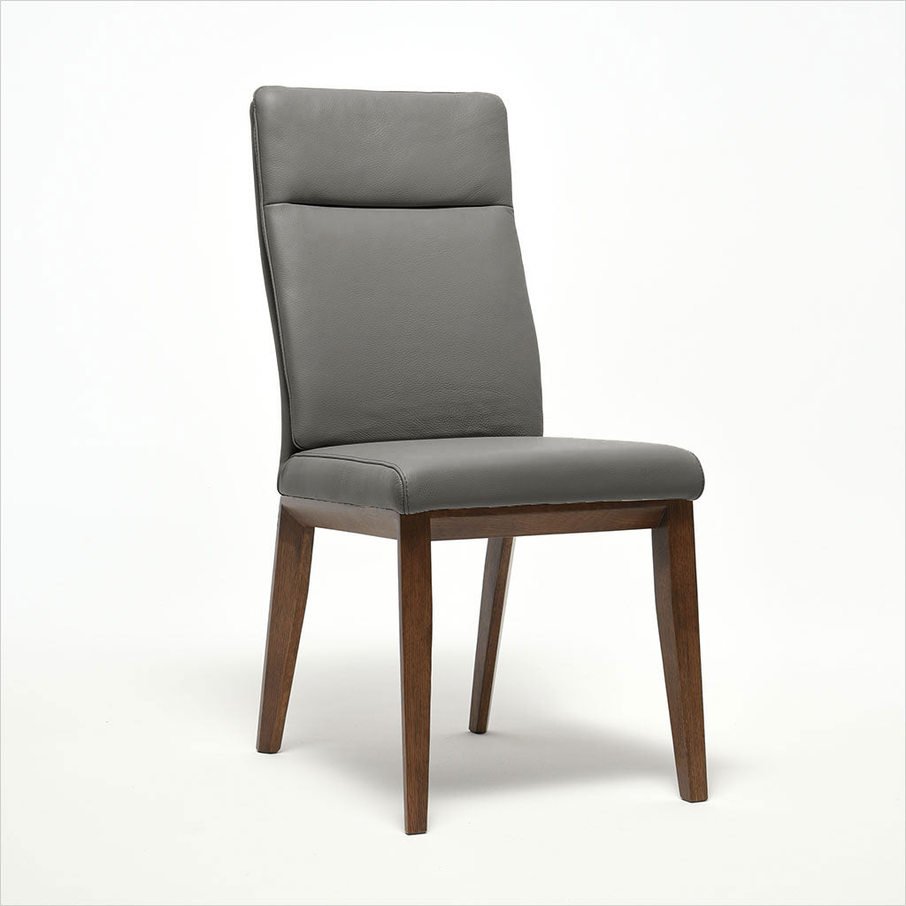 Joel Dining Chair - Smooky Grey - Walnut