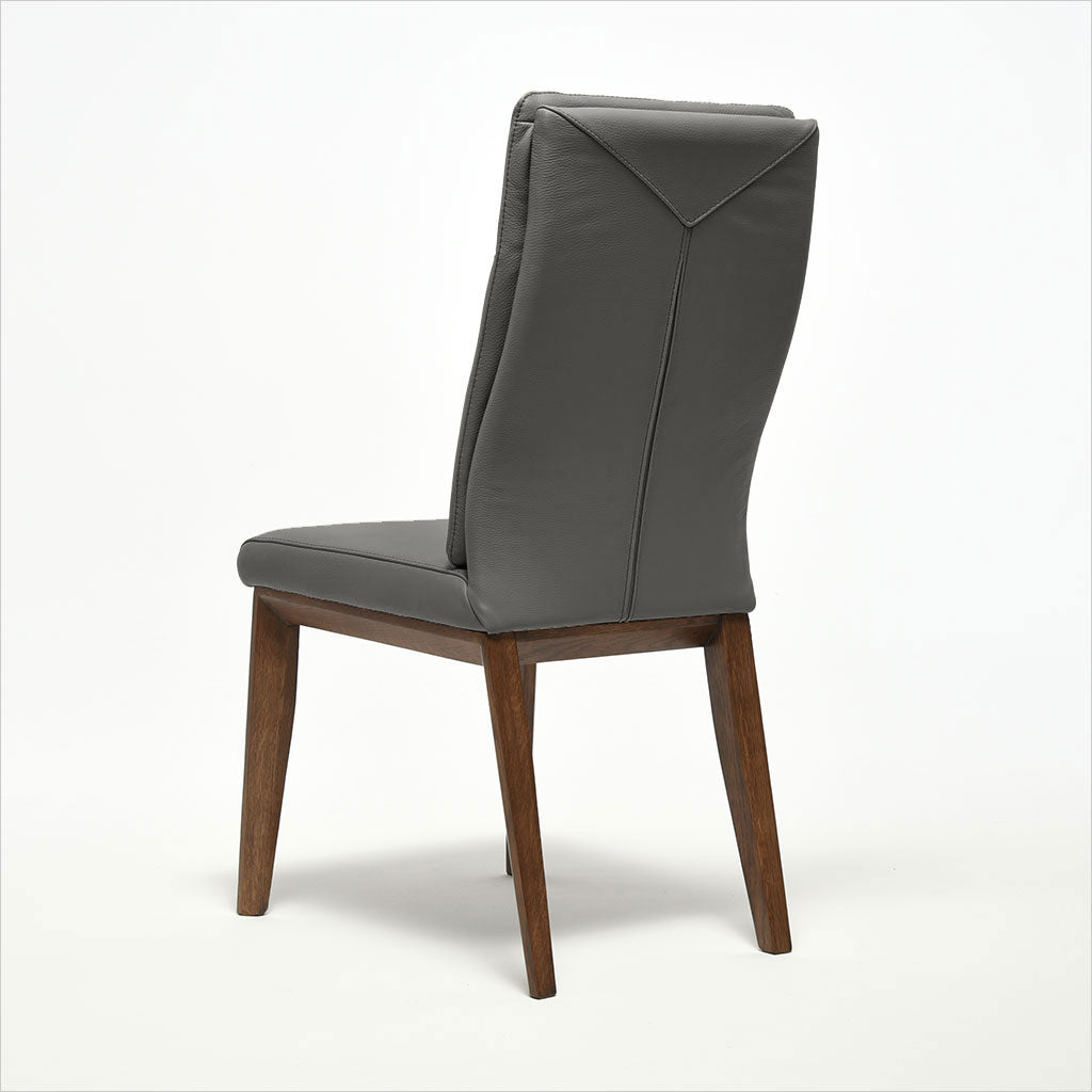 Joel Dining Chair - Smooky Grey - Walnut