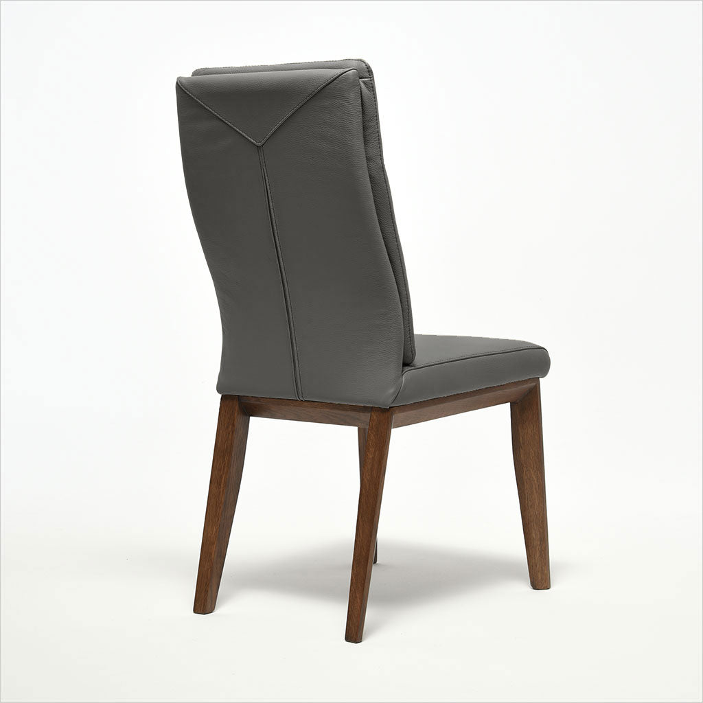 Joel Dining Chair - Smooky Grey - Walnut