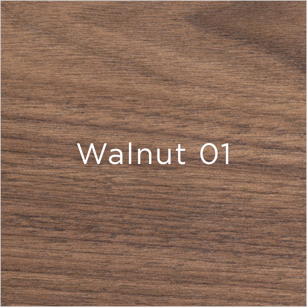 natural walnut top end table with pedestal base