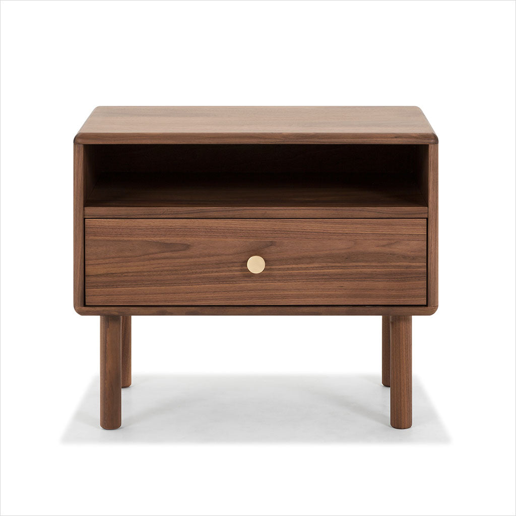 Lucerne Nightstand - Walnut