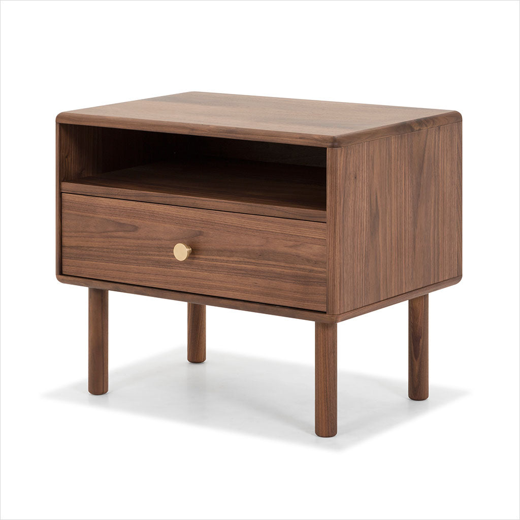Lucerne Nightstand - Walnut