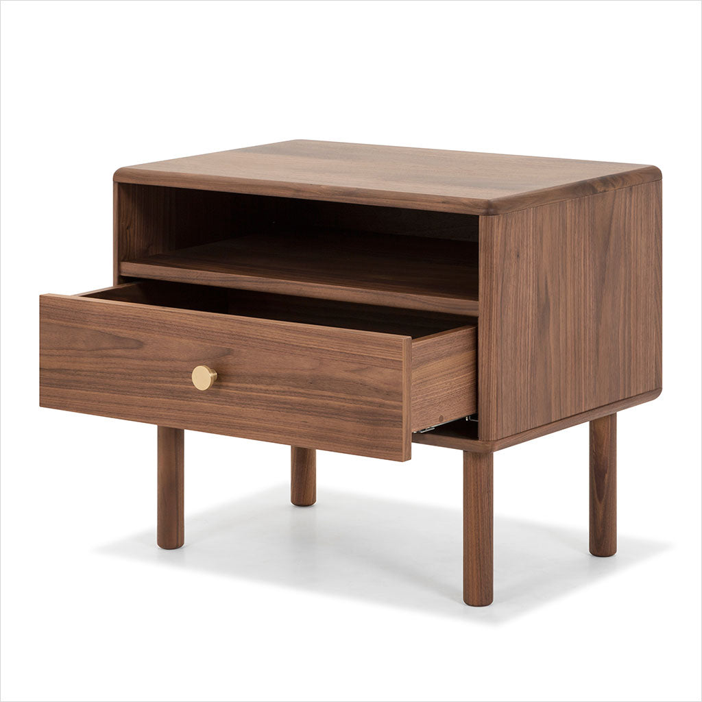 Lucerne Nightstand - Walnut