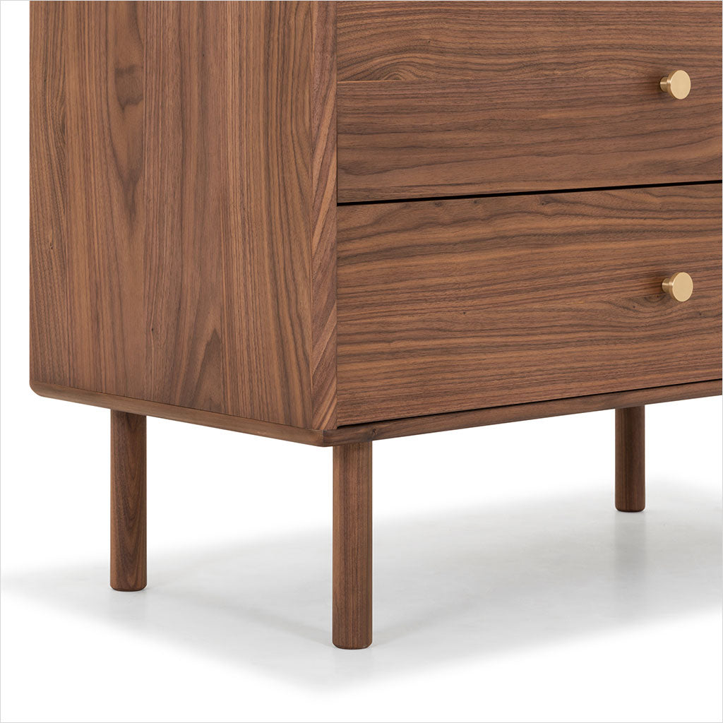 Lucerne High Chest - Walnut