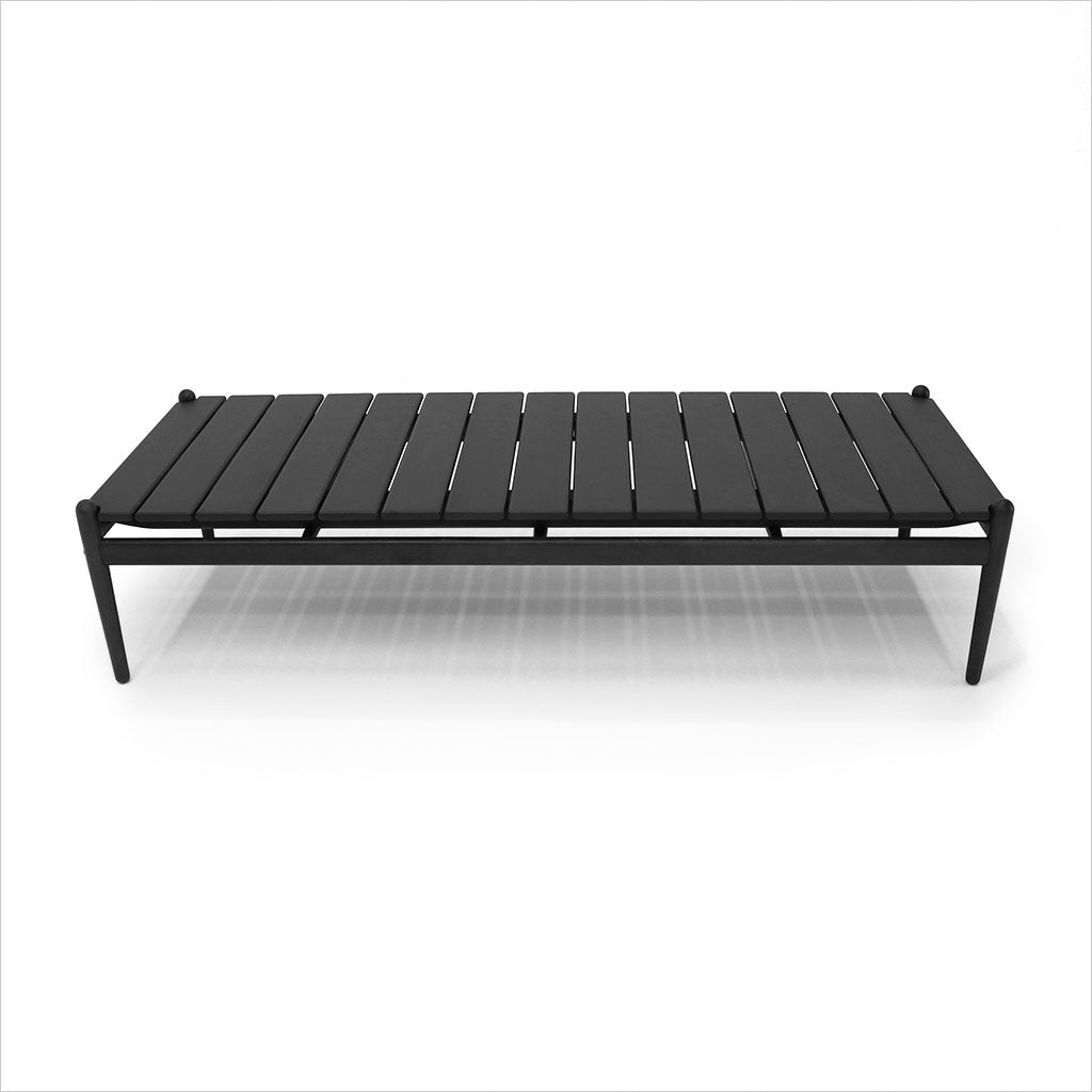 rectangular coffee table in grey eucalyptus
