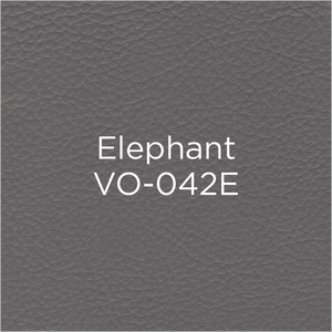 elephant grey leather swatch