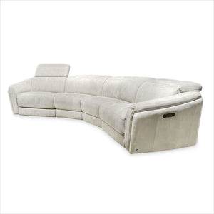 fabric sectional with reclining seats