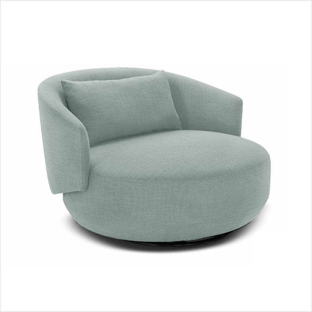 Emperor Swivel Chair - Aqua