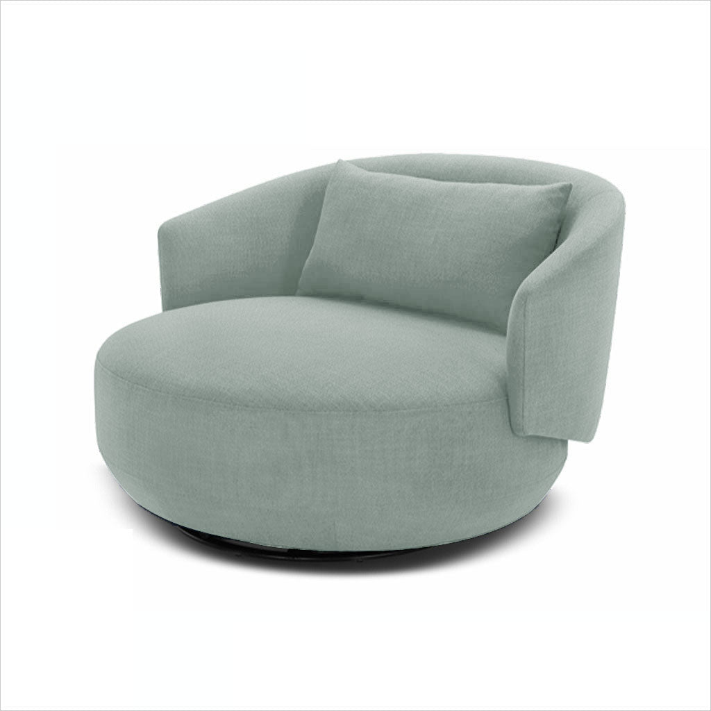 Emperor Swivel Chair - Aqua