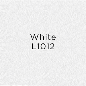 white leather swatch