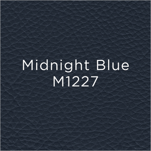 midnight blue leather swatch