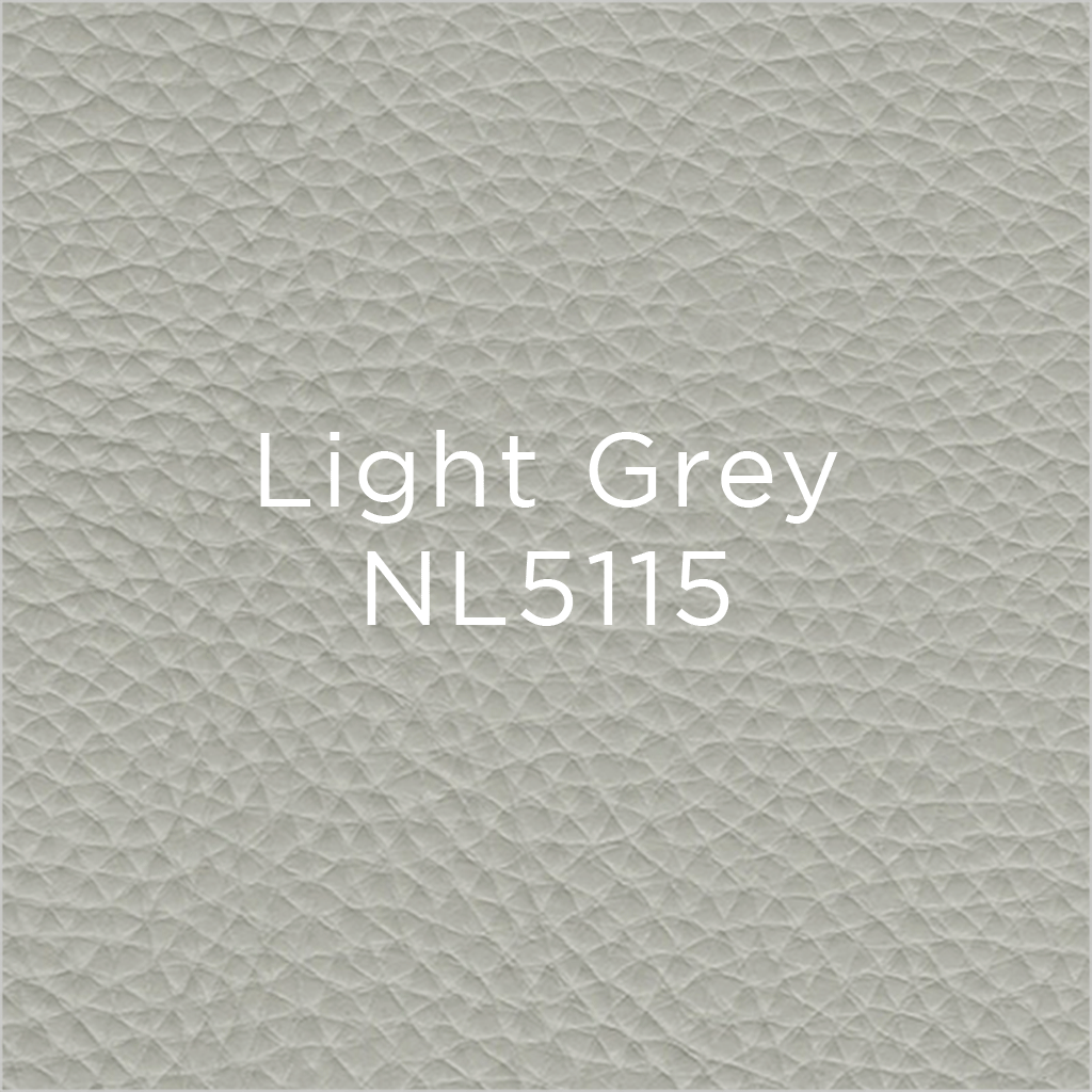 light grey leather swatch