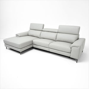 leather sectional sofa with metal legs
