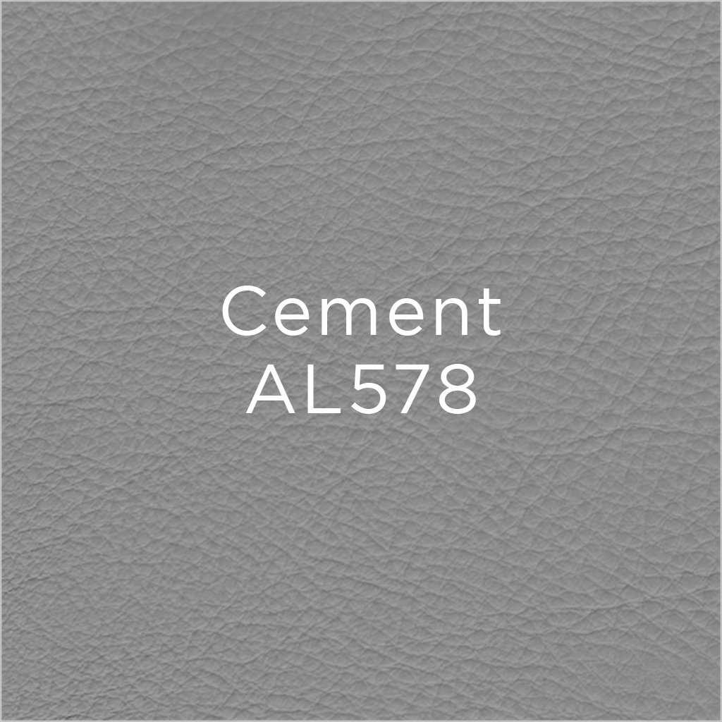 cement leather swatch