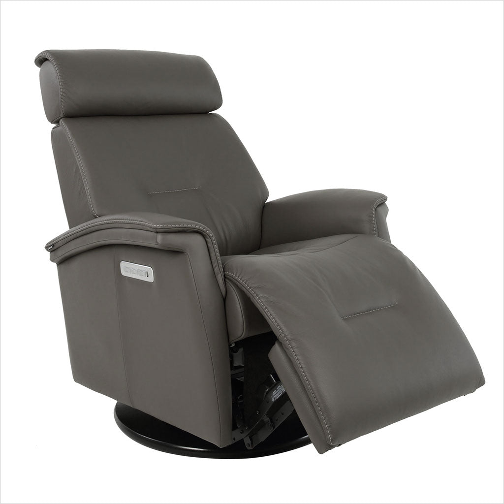 leather recliner with 3 motors