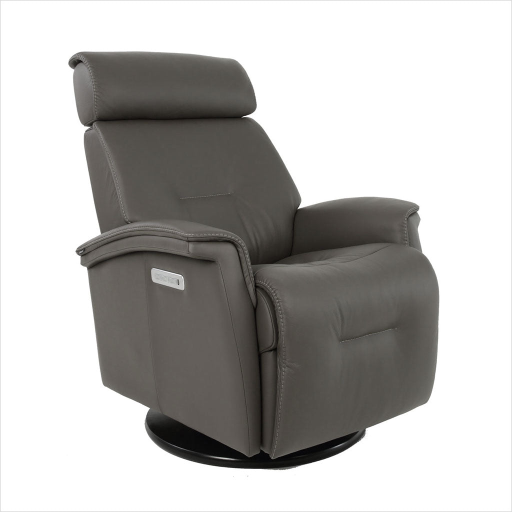 leather recliner with 3 motors
