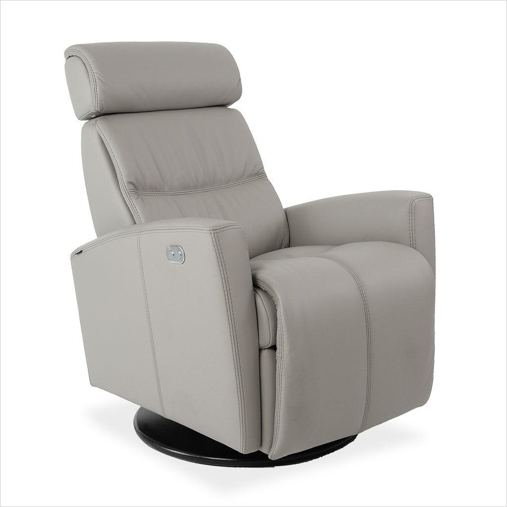 motorized leather recliner