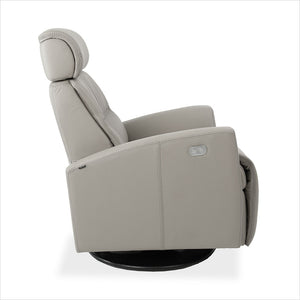 motorized leather recliner
