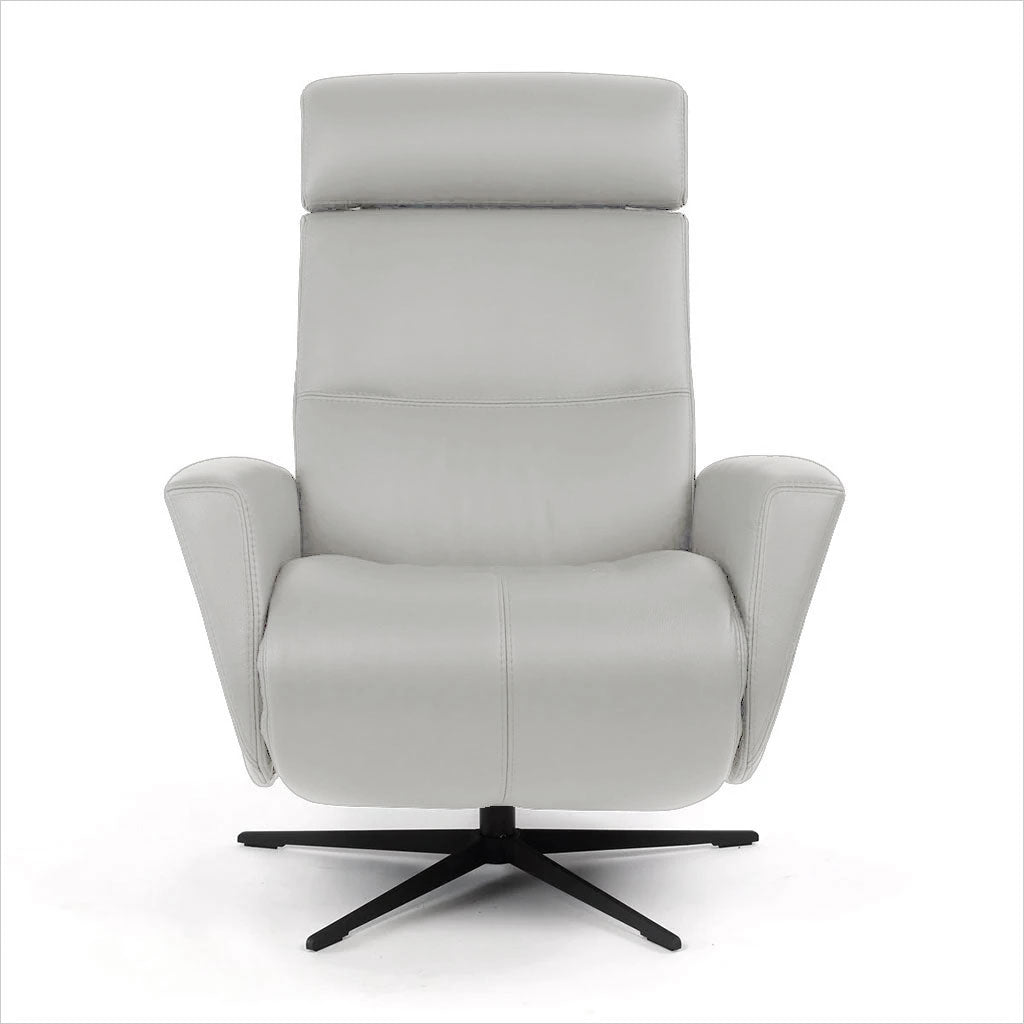 leather recliner with star base