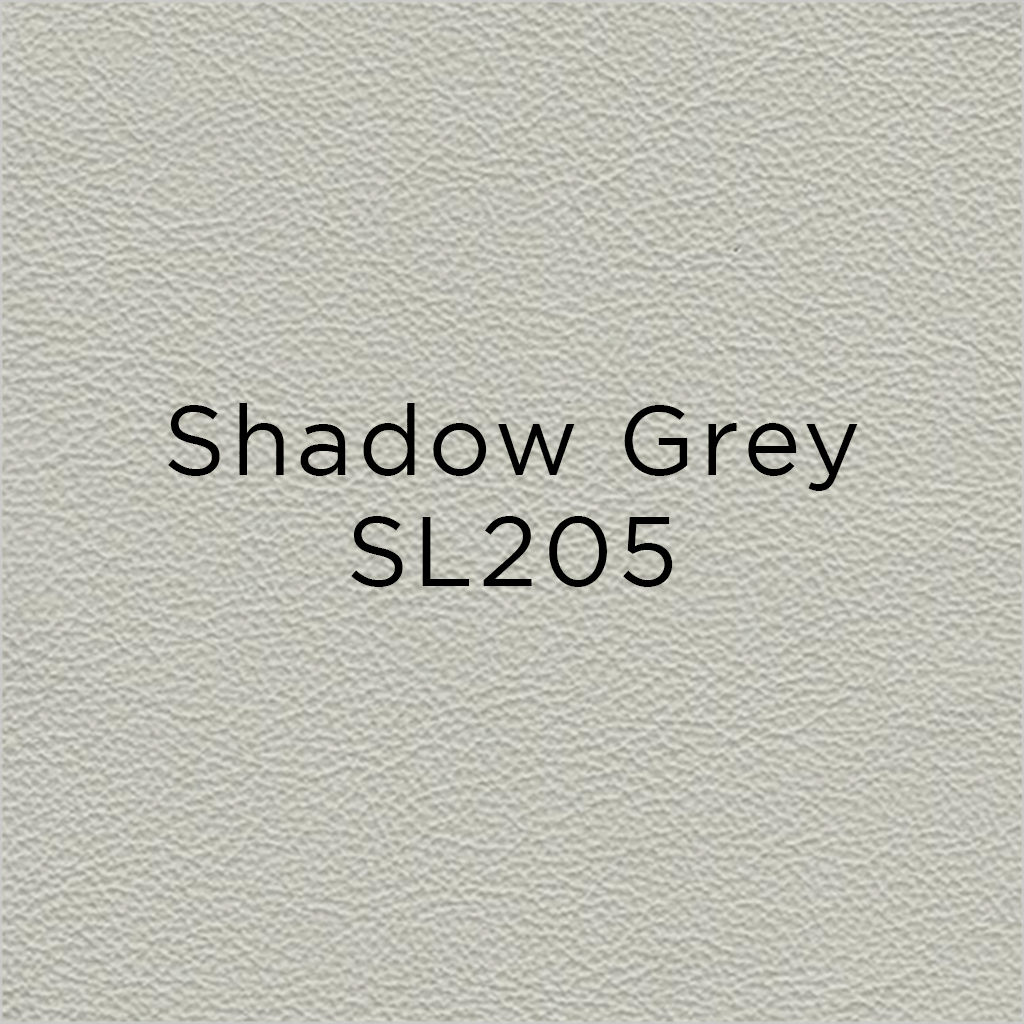 shadow grey leather swatch