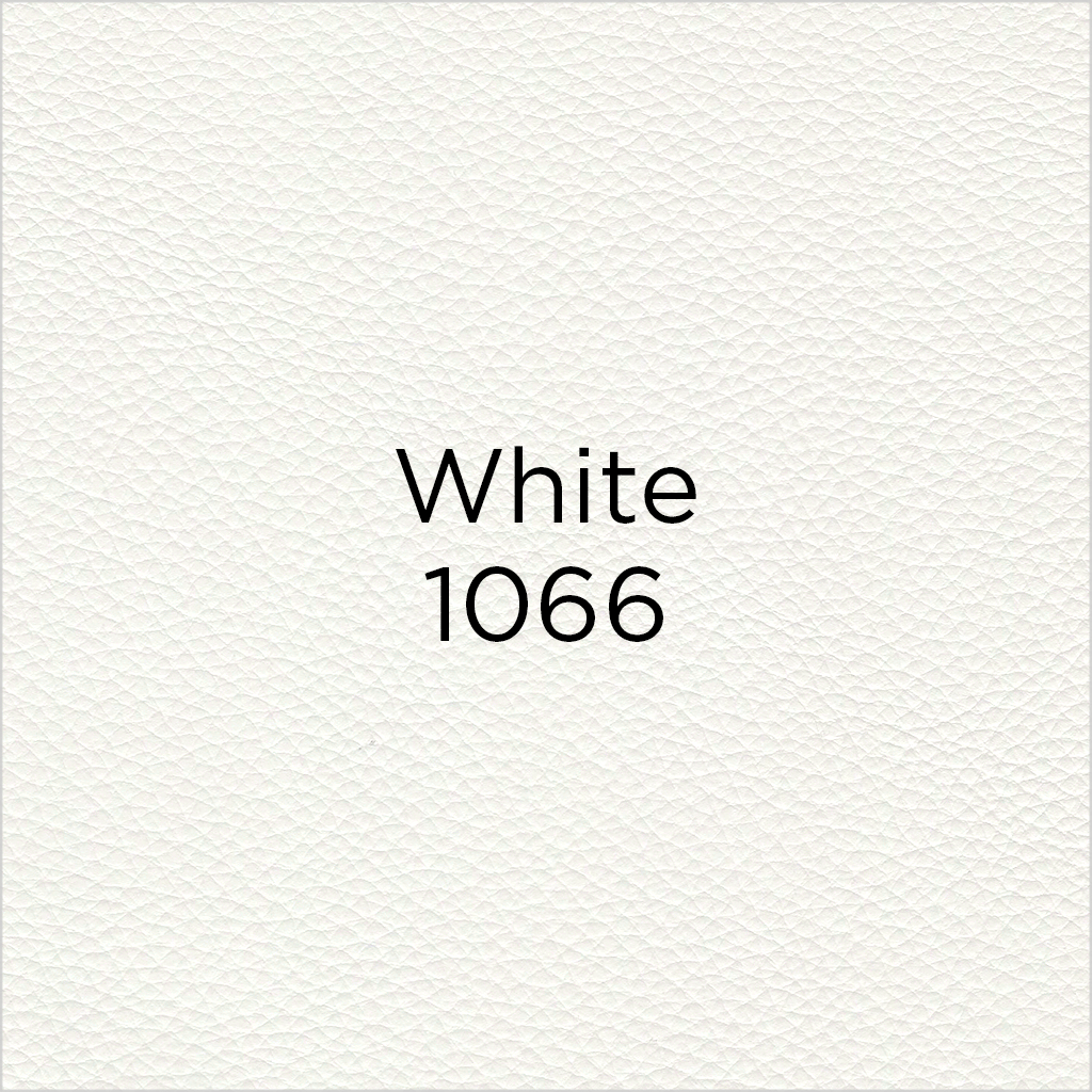 white leather swatch