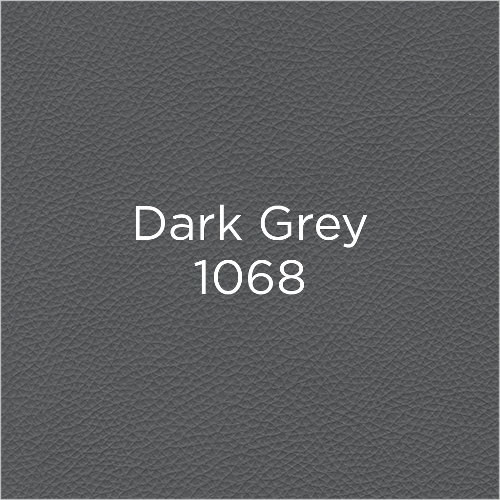 dark grey leather swatch