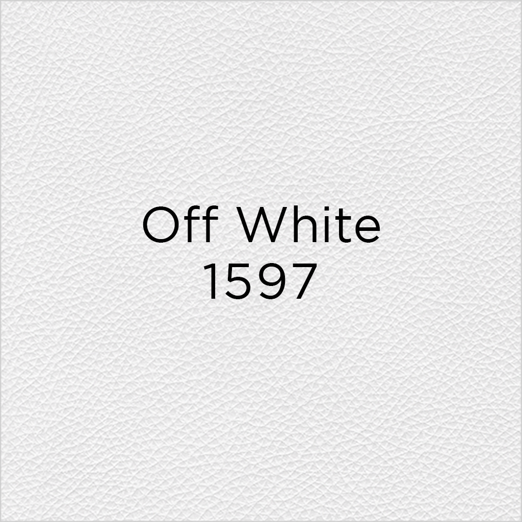 off white leather swatch