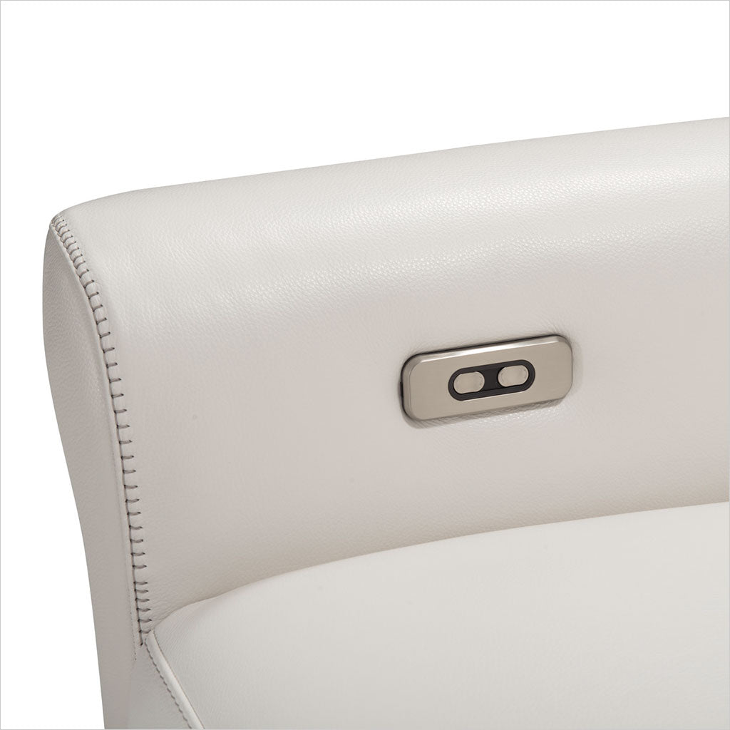 leather sofa with reclining seats