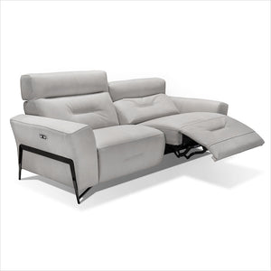 leather sofa with 2 reclining seats