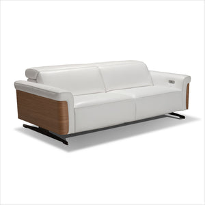 leather sofa with reclining seats
