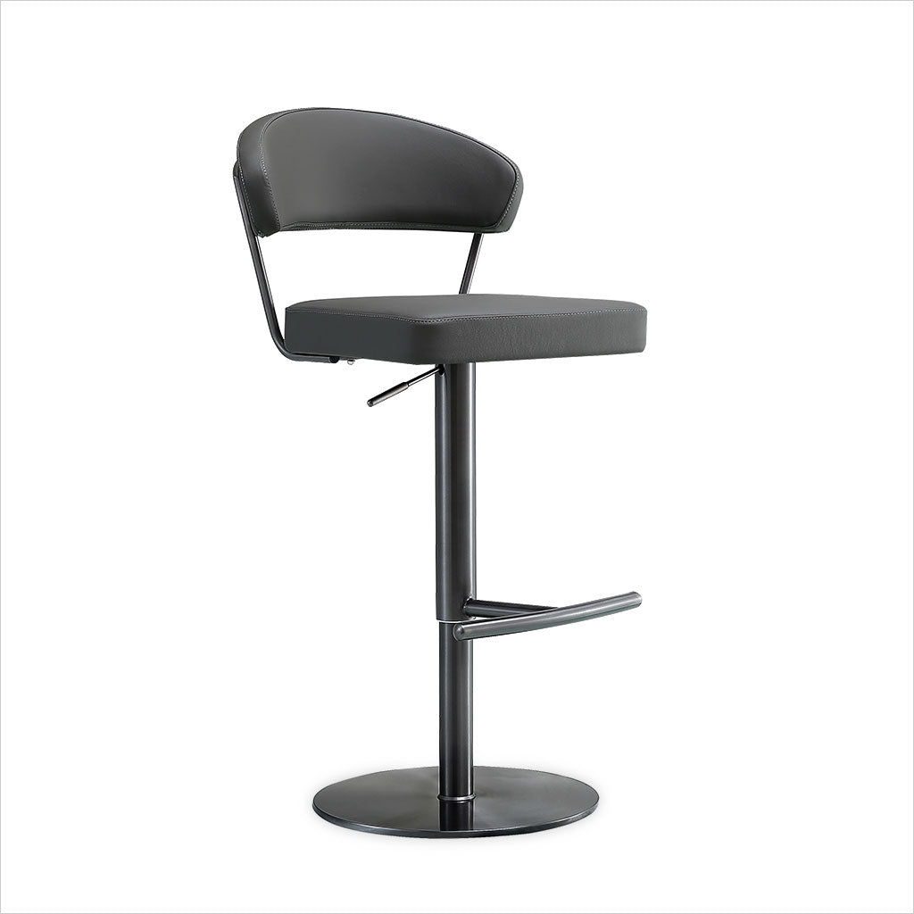 adjustable barstool with pedestal base